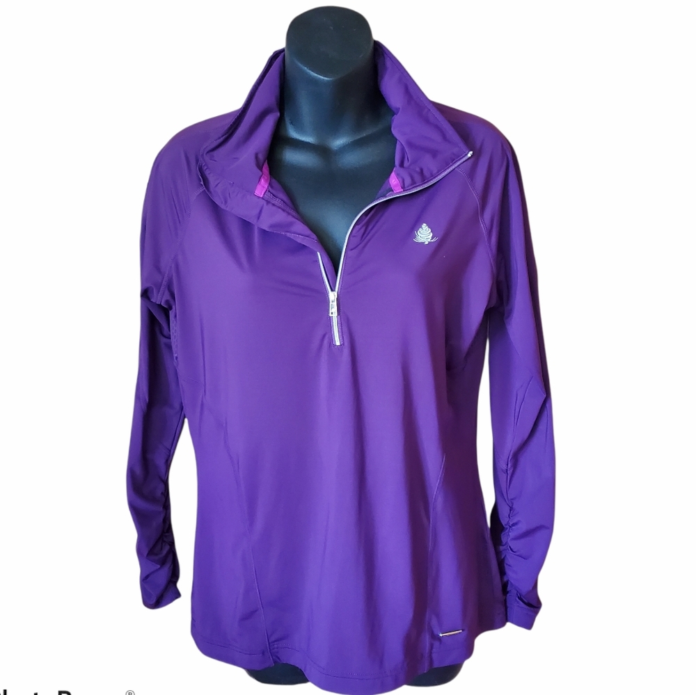 EUC Sunice Golf Half-Zip Pullover Jacket - Women's Size Medium - Purple